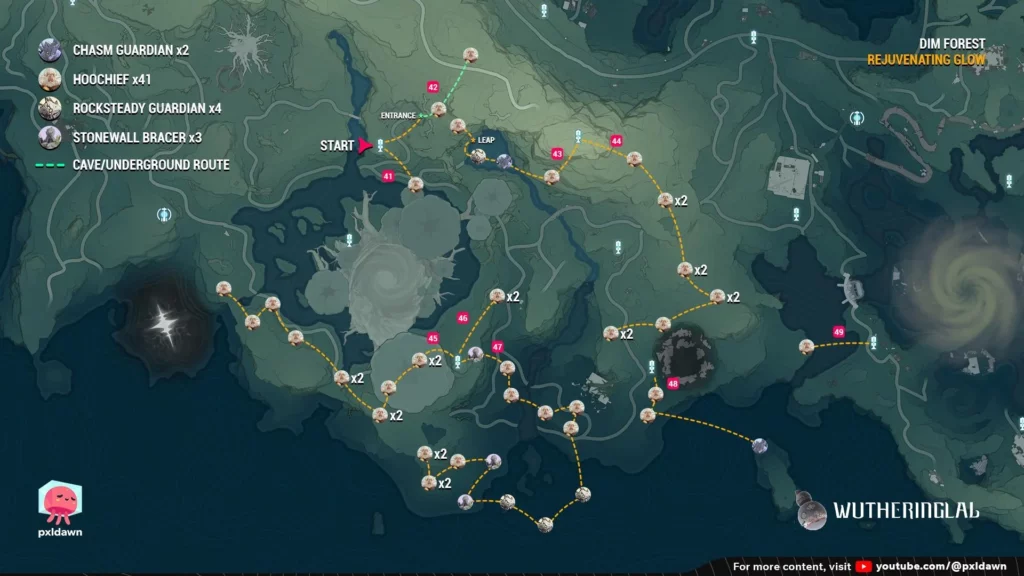 Rejuvenating Glow - Echo Farming Routes 8